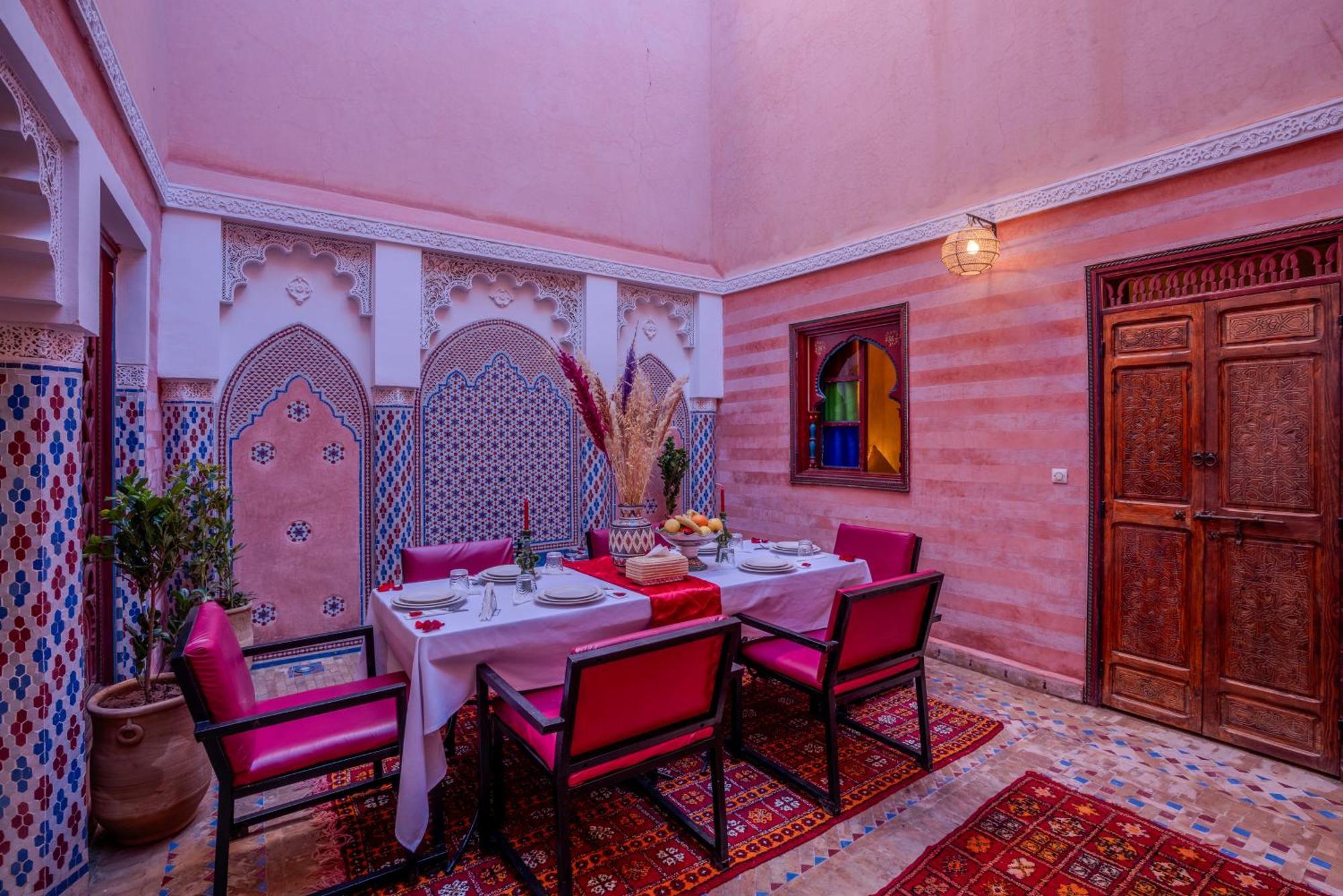 Riad Le Graff Pink Marrakesh Buitenkant foto