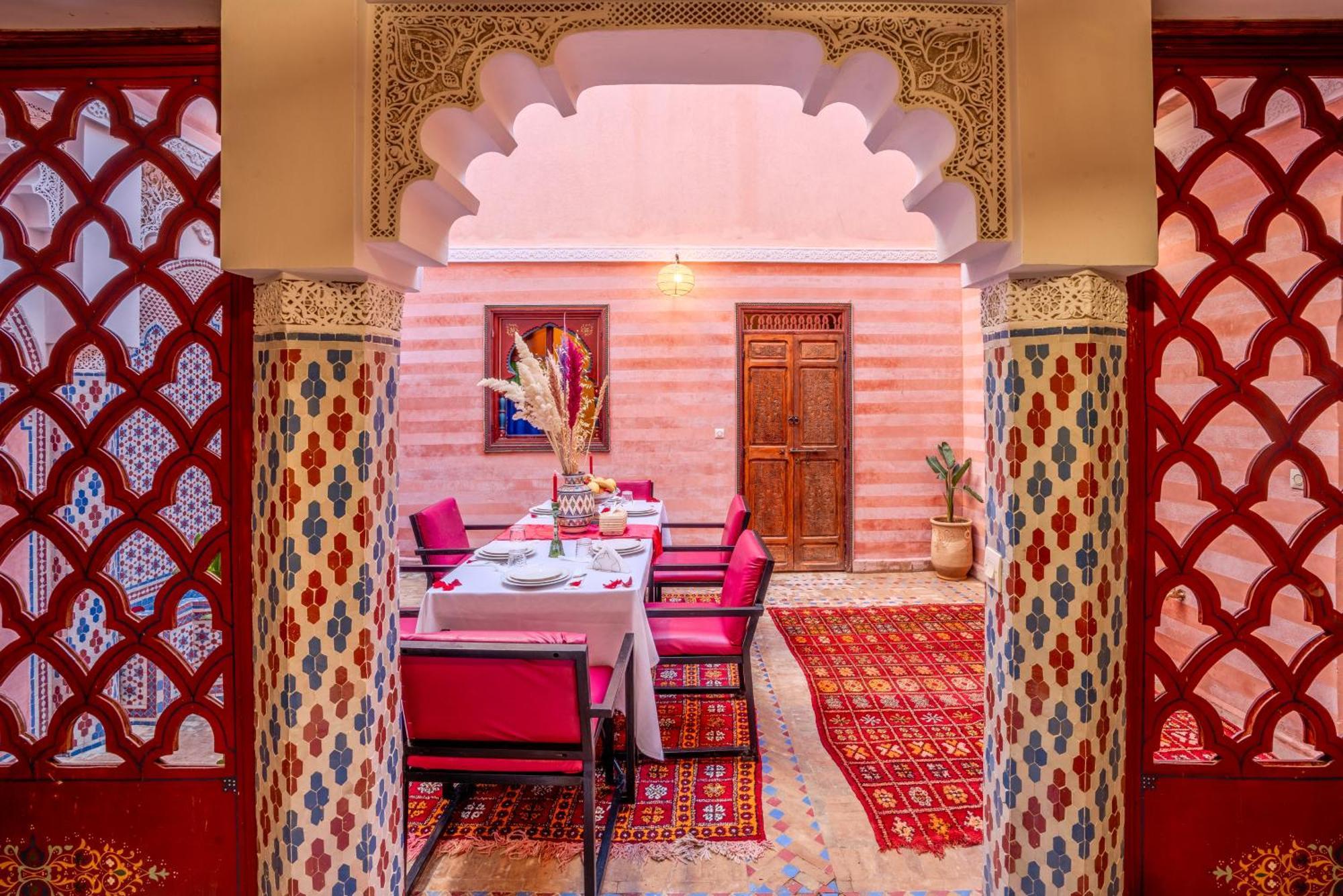 Riad Le Graff Pink Marrakesh Buitenkant foto